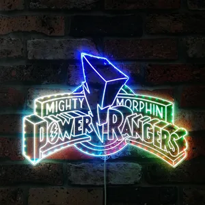 Power Rangers Mighty Morphin Power Rangers RGB LED Sign