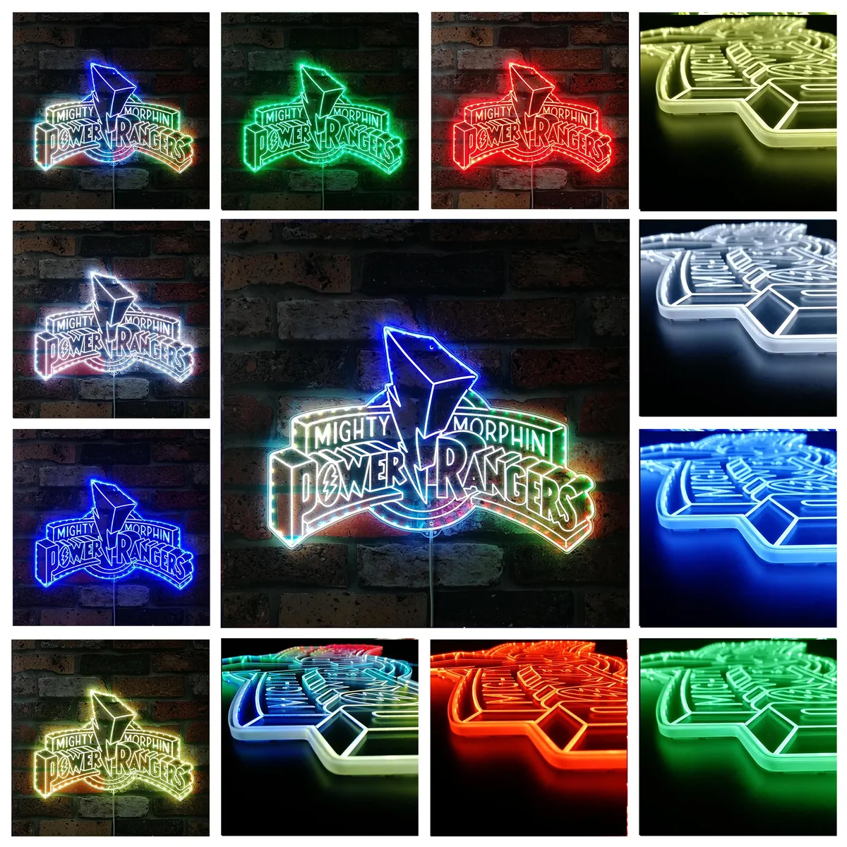 Power Rangers Mighty Morphin Power Rangers RGB LED Sign
