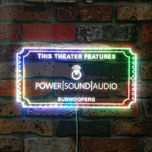 Power Sound Audio Theater Sign RGB LED Sign