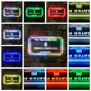 Power Sound Audio Theater Sign RGB LED Sign