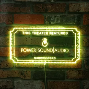 Power Sound Audio Theater Sign RGB LED Sign
