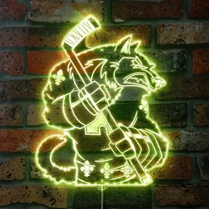 Quebec Nordiques Bardown RGB LED Sign
