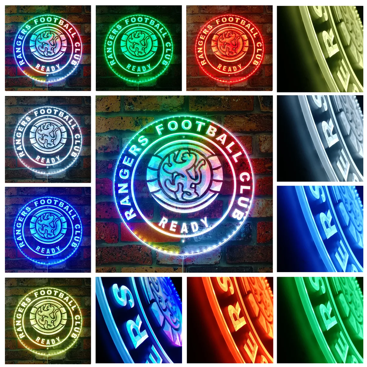 Rangers F.C. Logo RGB LED Sign