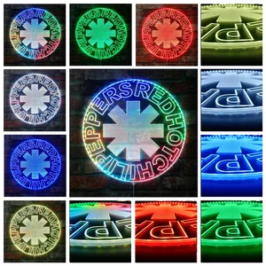 Red Hot Chili Peppers Logo RGB LED Sign