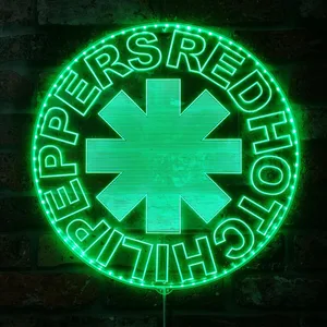 Red Hot Chili Peppers Logo RGB LED Sign