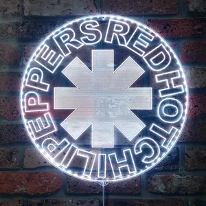 Red Hot Chili Peppers Logo RGB LED Sign