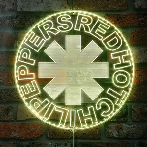 Red Hot Chili Peppers Logo RGB LED Sign