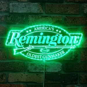 Remington Arms Logo RGB LED Sign