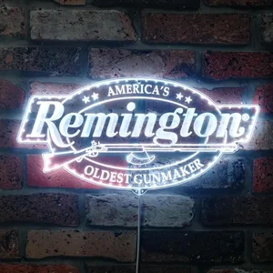 Remington Arms Logo RGB LED Sign