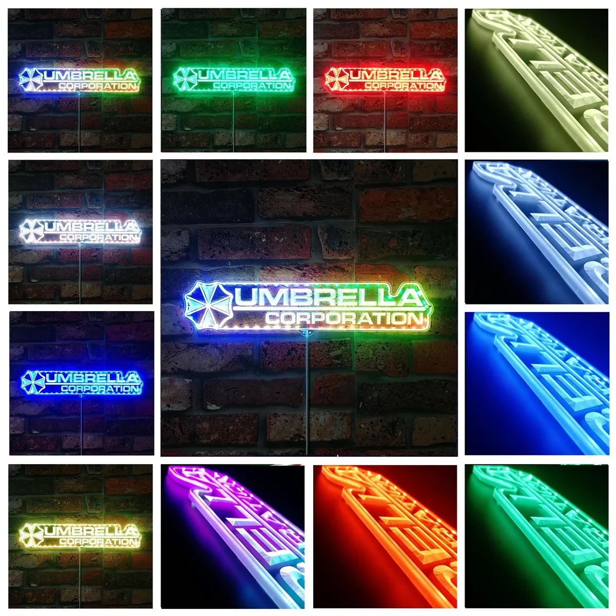 Resident Evil Umbrella Corporation RGB LED Sign