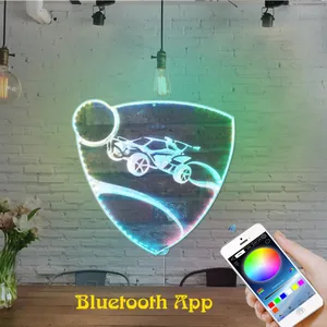 Rocket League Logo RGB LED Sign