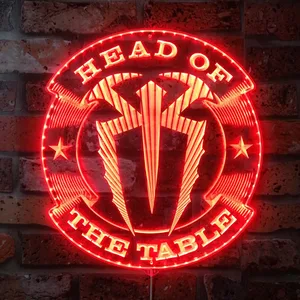 Roman Reigns Head of the Table RGB LED Sign