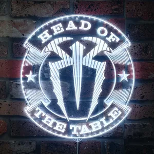 Roman Reigns Head of the Table RGB LED Sign
