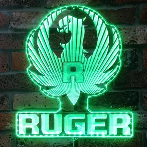 Ruger Logo RGB LED Sign