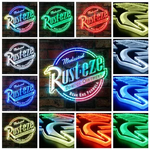 Rusteze Logo RGB LED Sign