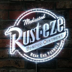 Rusteze Logo RGB LED Sign