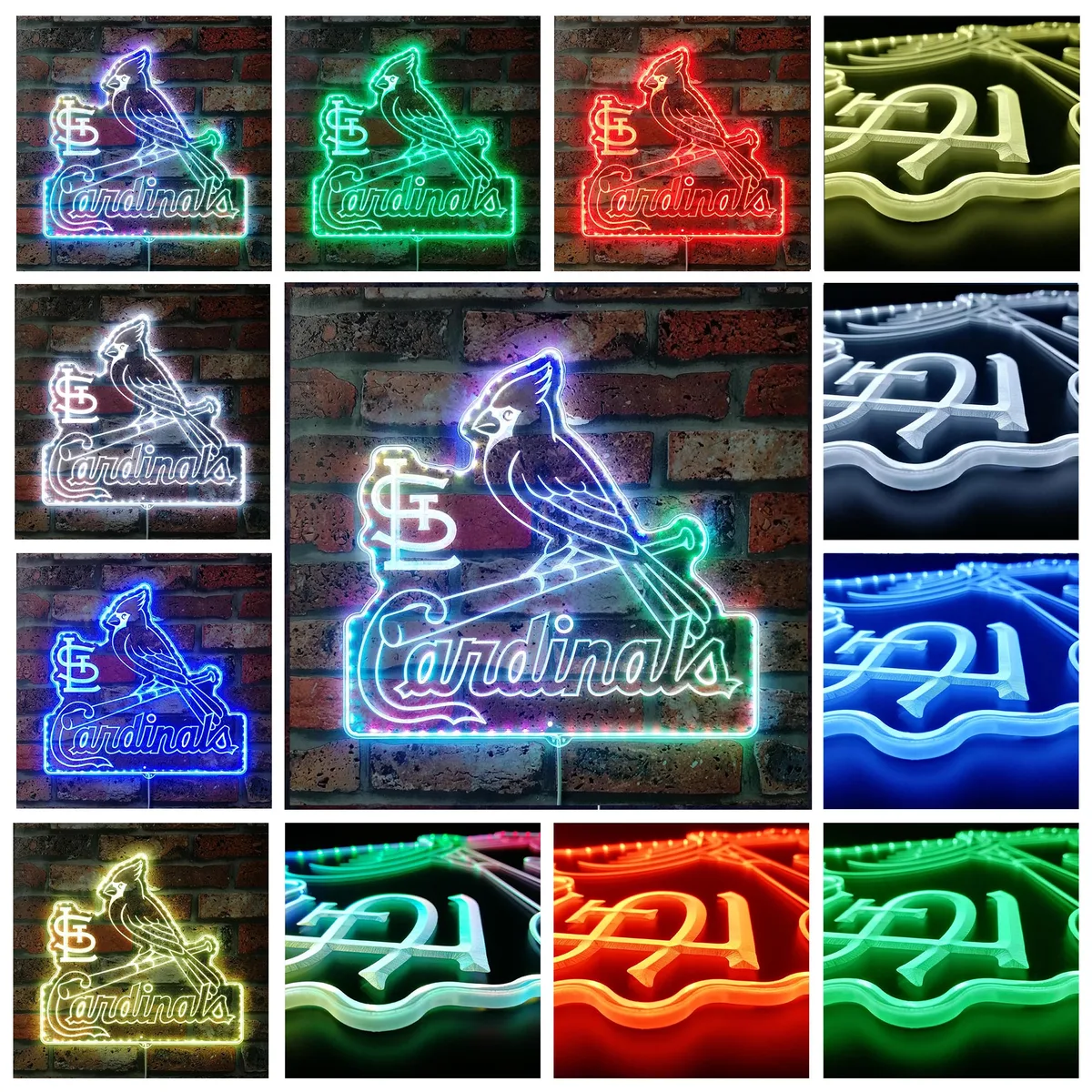 Saint Louis Cardinals Logo RGB LED Sign
