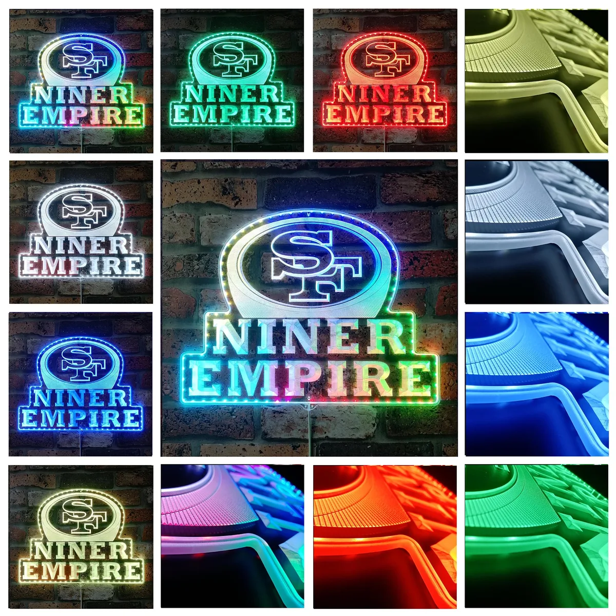 San Francisco 49ers Niner Empire RGB LED Sign