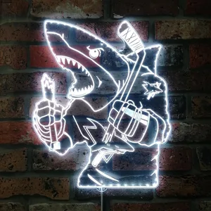 San Jose Sharks Bardown RGB LED Sign