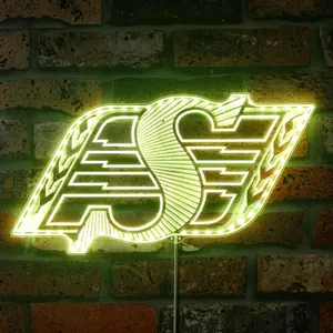 Saskatchewan Roughriders Logo RGB LED Sign