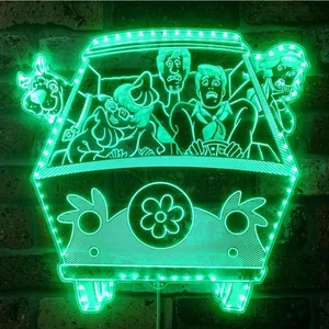Scooby-Doo Bus RGB LED Sign