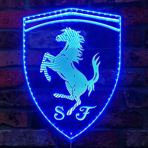Scuderia Ferrari Logo RGB LED Sign