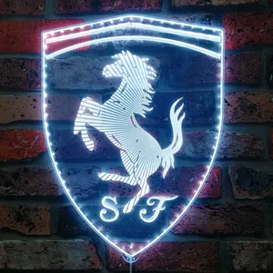 Scuderia Ferrari Logo RGB LED Sign