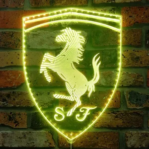 Scuderia Ferrari Logo RGB LED Sign