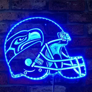 Seattle Seahawks Helmet Logo RGB LED Sign