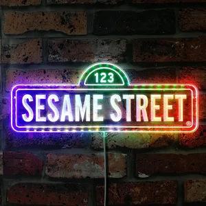 Sesame Street Logo RGB LED Sign