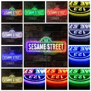 Sesame Street Logo RGB LED Sign
