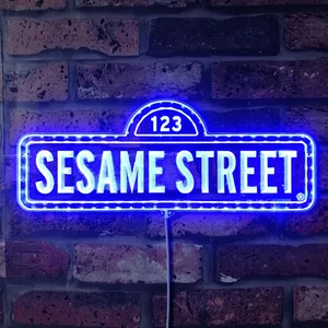 Sesame Street Logo RGB LED Sign