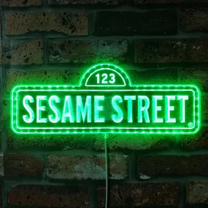 Sesame Street Logo RGB LED Sign