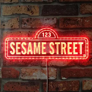 Sesame Street Logo RGB LED Sign