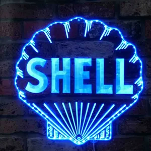 Shell Logo RGB LED Sign