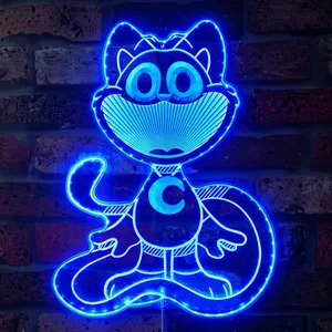 Smiling Critters Catnap RGB LED Sign