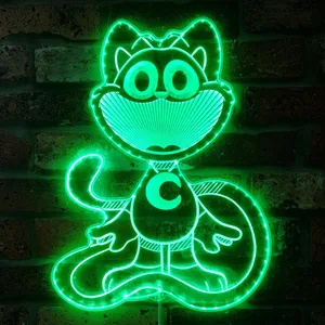 Smiling Critters Catnap RGB LED Sign