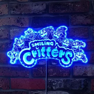 Smiling Critters Logo RGB LED Sign