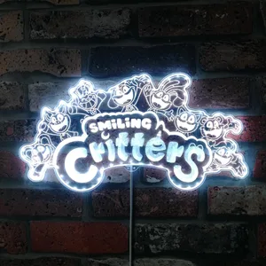 Smiling Critters Logo RGB LED Sign