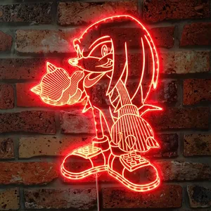 Sonic The Hedgehog Sonic Knuckles RGB LED Sign