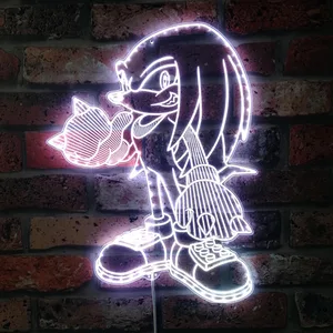 Sonic The Hedgehog Sonic Knuckles RGB LED Sign