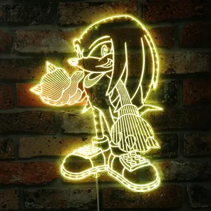Sonic The Hedgehog Sonic Knuckles RGB LED Sign