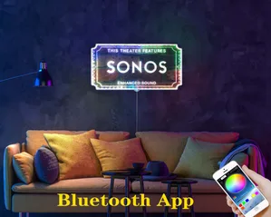 Sonos Theater Sign RGB LED Sign