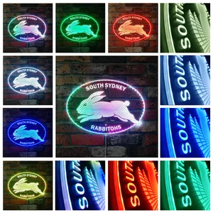South Sydney Rabbitohs Logo RGB LED Sign