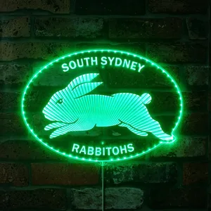 South Sydney Rabbitohs Logo RGB LED Sign
