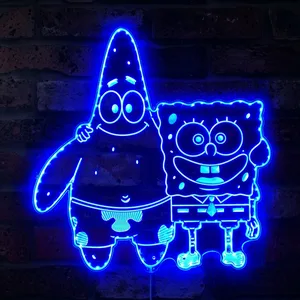 Spongebob Squarepants Spongebob and Patrick RGB LED Sign