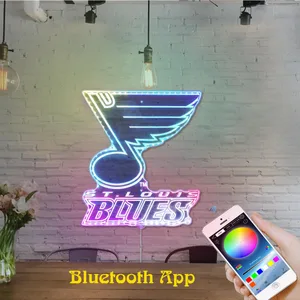 St Louis Blues Logo RGB LED Sign