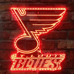 St Louis Blues Logo RGB LED Sign