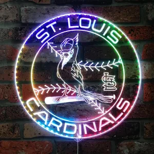 St Louis Cardinals Logo RGB LED Sign
