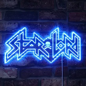 Star Lord Band Logo RGB LED Sign